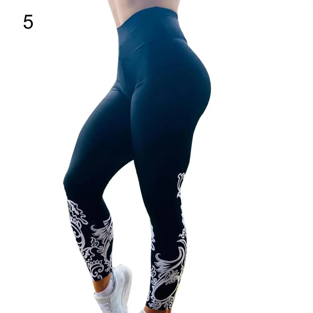 Running Tights Tie Dye Print