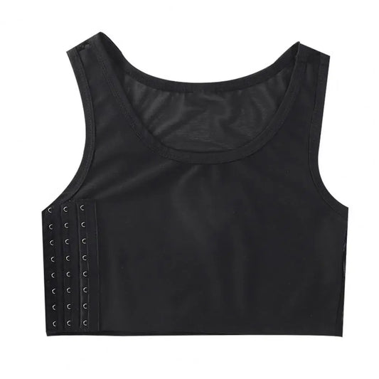 Round Neck Sleeveless Side Breasted